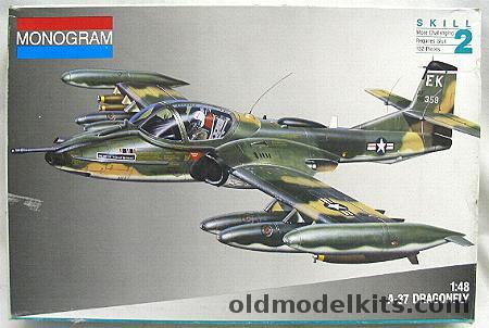 Monogram 1/48 A-37 Dragonfly - USAF or South Vietnam AF, 5486 plastic model kit